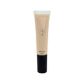 Tube of BB cream with a black base on a white background